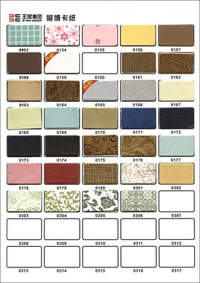 展博卡纸色卡04