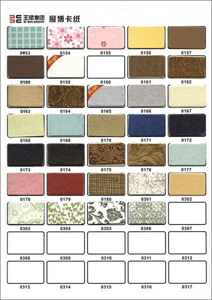 展博卡纸色卡04