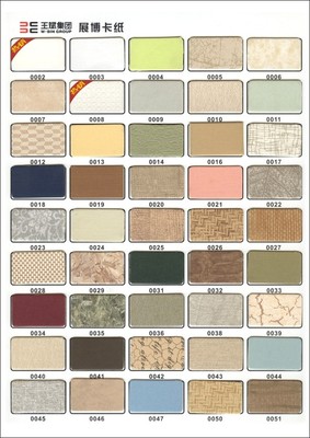 展博卡纸色卡01